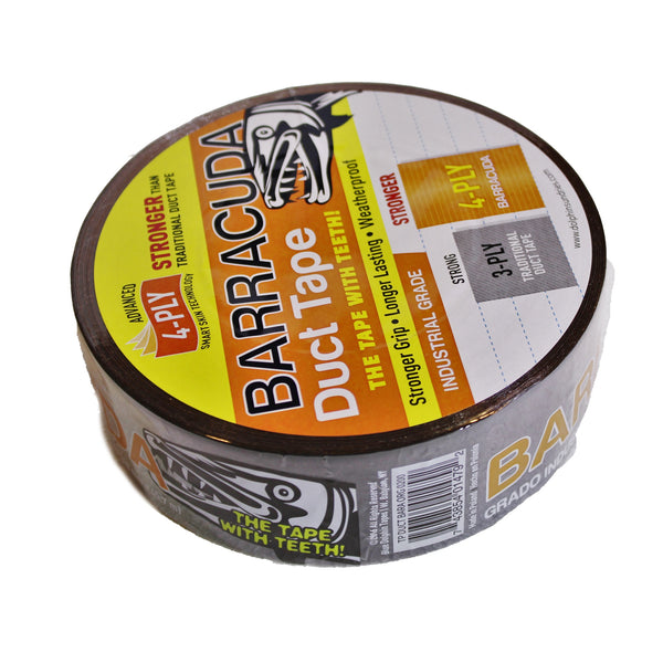 thumbnail image 2 of Blue Dolphin General Purpose Barracuda Duct Tape, 1.88 In. X 54.6 Yds., 5.5mm Thickness, Silver/Blue Backing, 4-Layer Strong Duct Tape, SmartSkin Technology For Superior Adhesion, Weatherproof 2 of 12