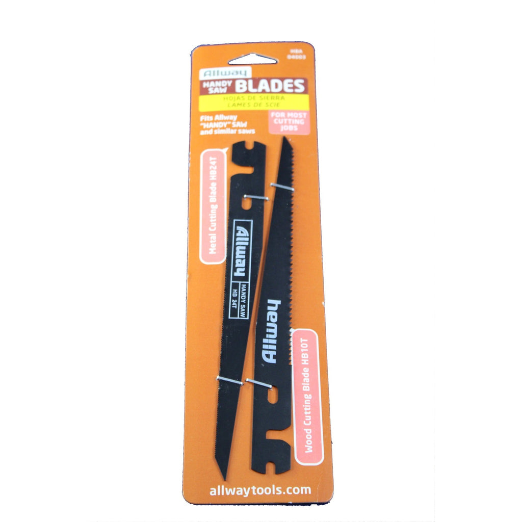 Allway - Handy Saw Blades - Metal Cut : HB24T / Wood Cut : HB10T - HBA 04003