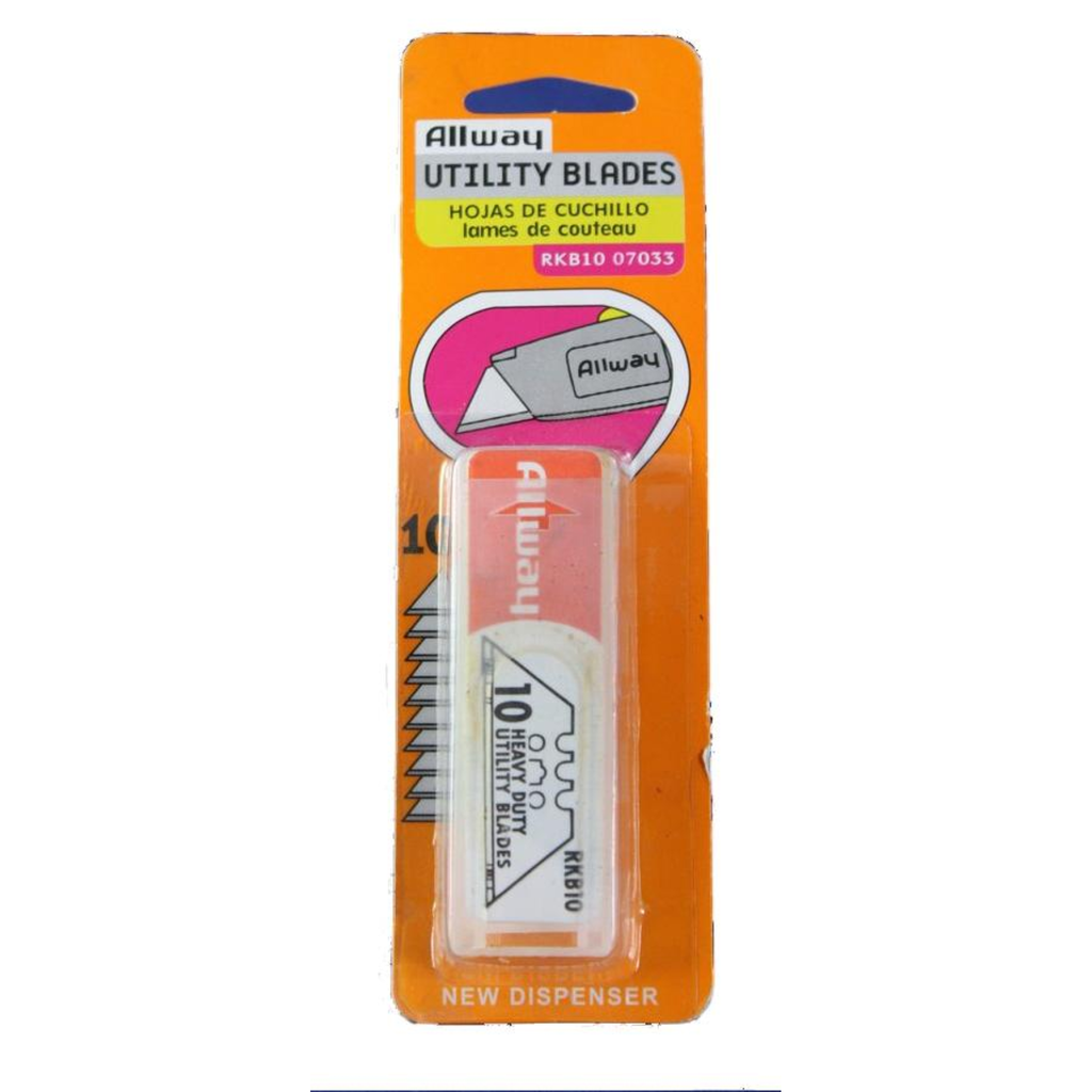 Allway – Utility Blades – RKB10-07033 – 10 blades