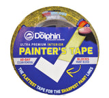 Painters tape, 60 day clean removal, Uv resistant, Rice paper, Ultra flat for razor sharp paint lines, Blocks paint bleed, 1.41'' x 60.15yrds, 36mm x 55m-013696