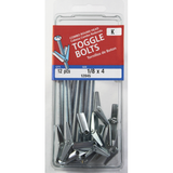 Midwest Fasteners – Toggle Bolts – K – 12045 – 1/8 x 4 – 12 pcs