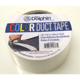 Color duct tape, 1.88'' x 20yds 48mm x 18.3m -13375 -White