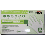 SAS – Nitrile – 100 gloves – White – Medium – Powder Free – Latex