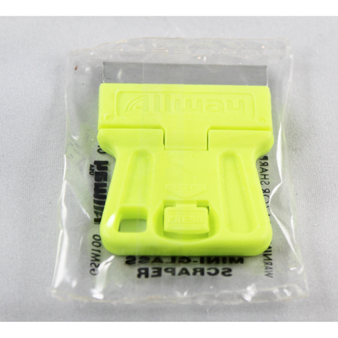 Allway - Neon, Mini Glass Scraper – 1 pc - GSM100 07080