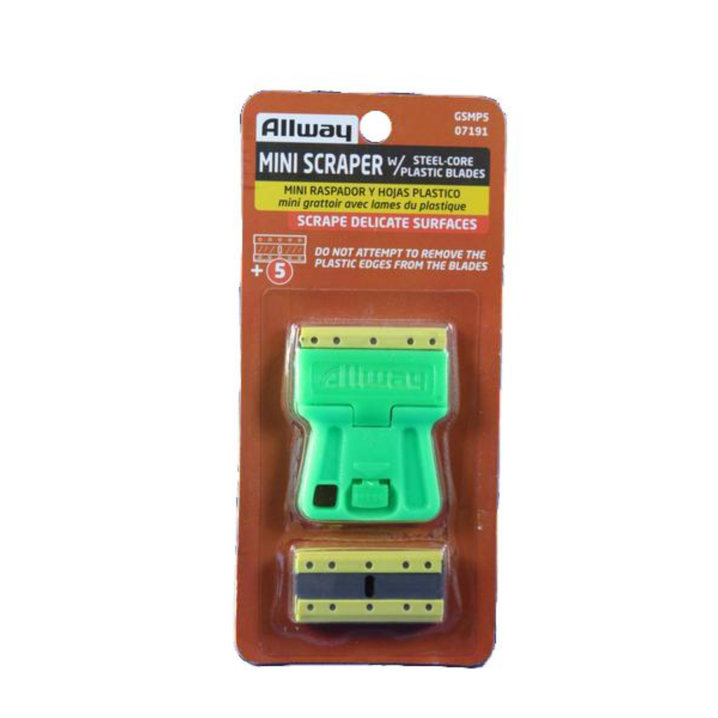 Allway – Mini Scraper – GSMP5-07191 –Green + 5 Blades