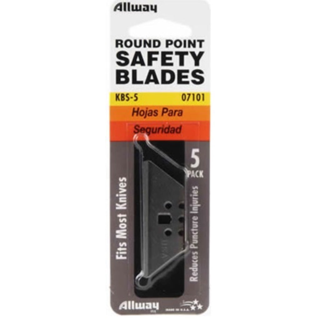 Safety Blades - Round Point - .025'' - heavy duty - KBS5 07101