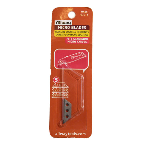 42B) 2½ - 4 Edge Wood Scraper Blade, 2/card » ALLWAY® The Tools
