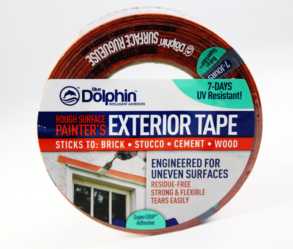 Blue Dolphin – Rough Surface Painter's Exterior Tape - 1.88”x54.6 yds