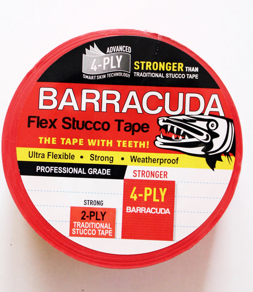 Blue Dolphine Tapes - Barracuda Flex Stucco Tape 4-Ply, 0200